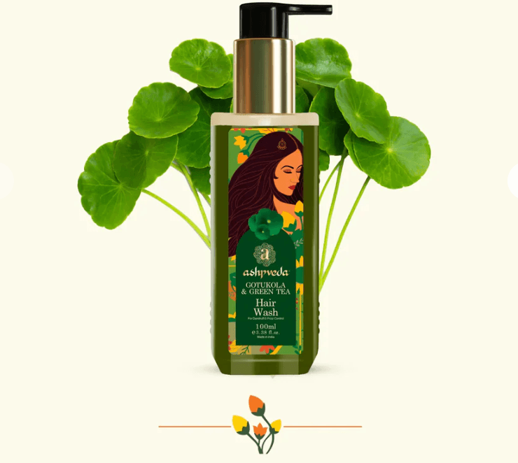 Green Tea & Gotukola Hair Wash