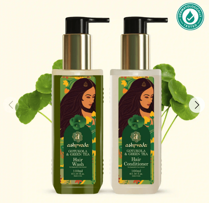 Gotukola & Green Tea Hair Care Combo